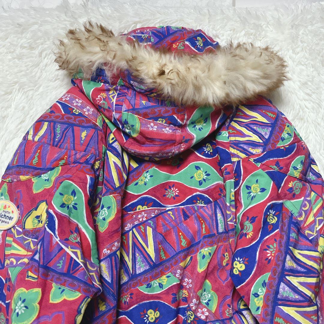 ［タグ付］リヒナー　スキーウェア　１１　撥水加工　総柄　定価44,000円