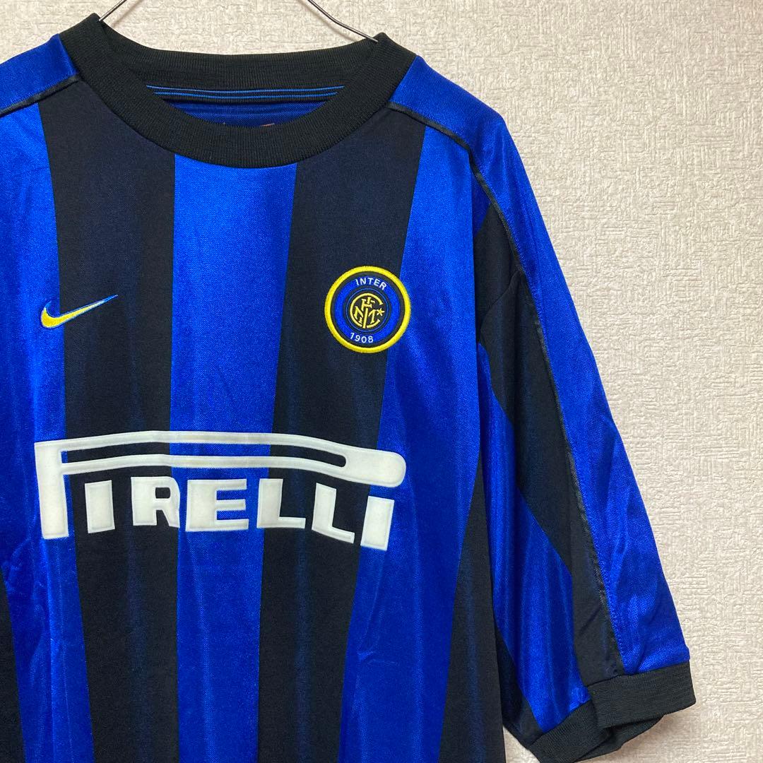 Y2K NIKE ナイキ インテル ミラン ユニホーム  L イングランド製