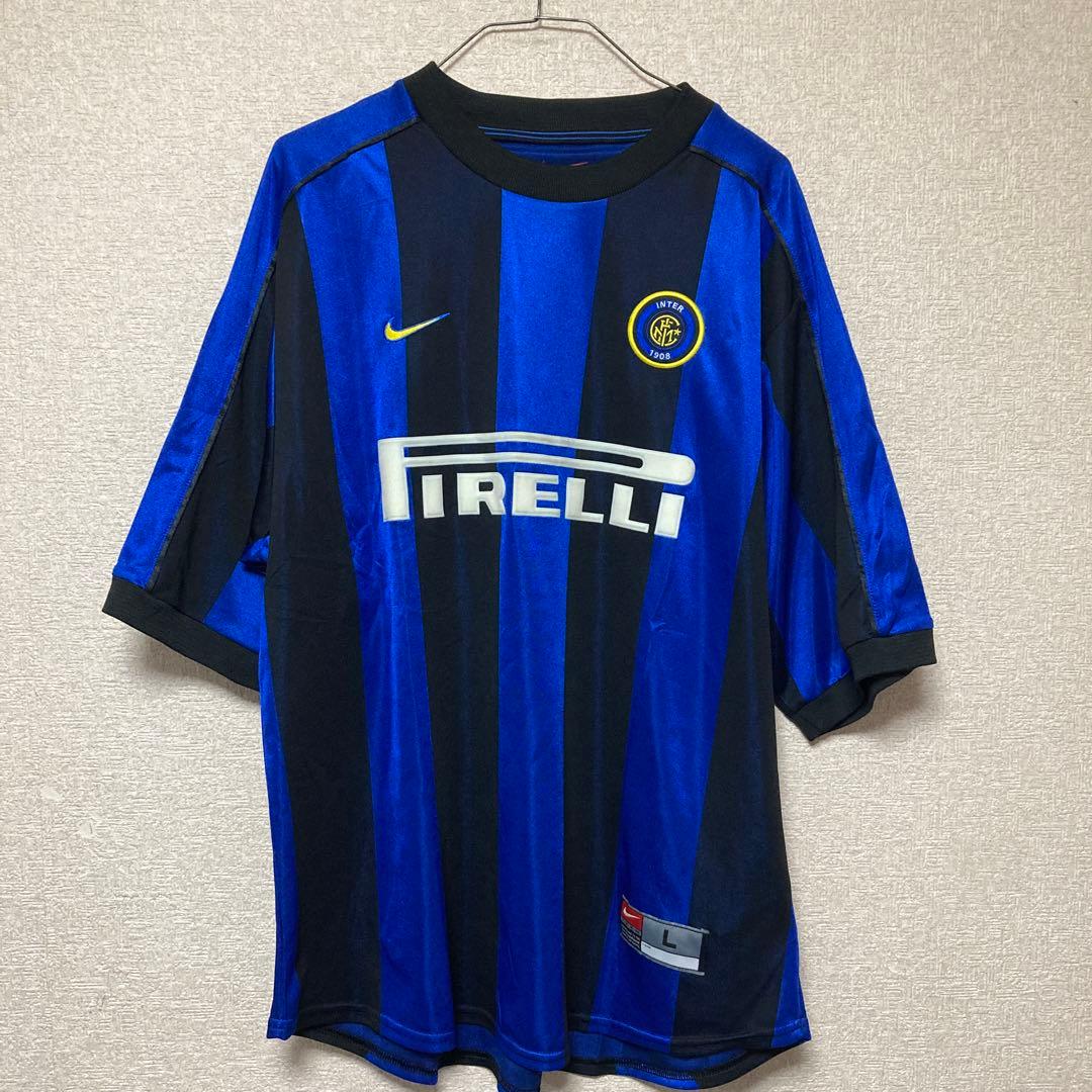Y2K NIKE ナイキ インテル ミラン ユニホーム  L イングランド製