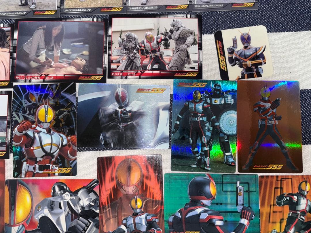 アマダ 仮面ライダー555 トレーディングコレクション 第１、２弾 他 約９２枚