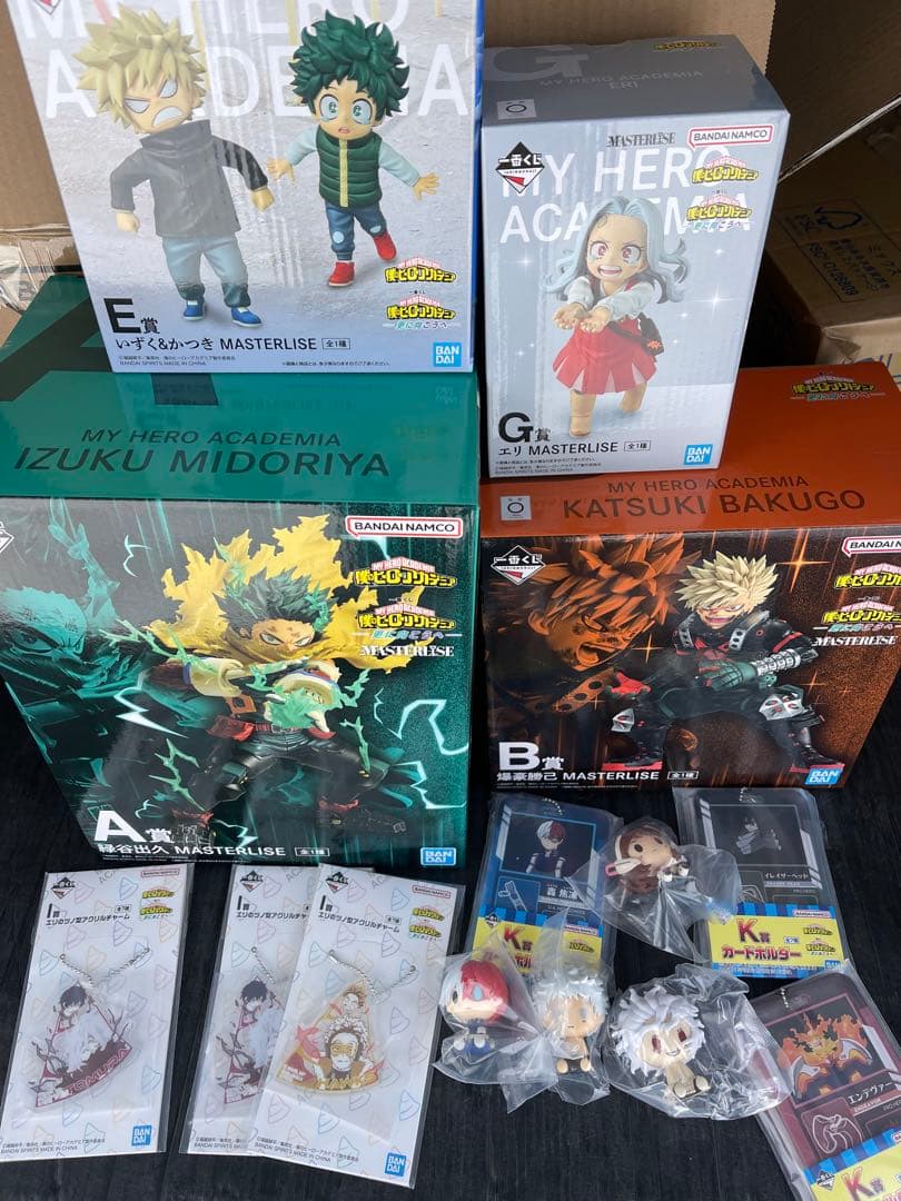 一番くじ　僕のヒーローアカデミア　更に向こうへ　 A賞B賞E賞G賞　4種セット