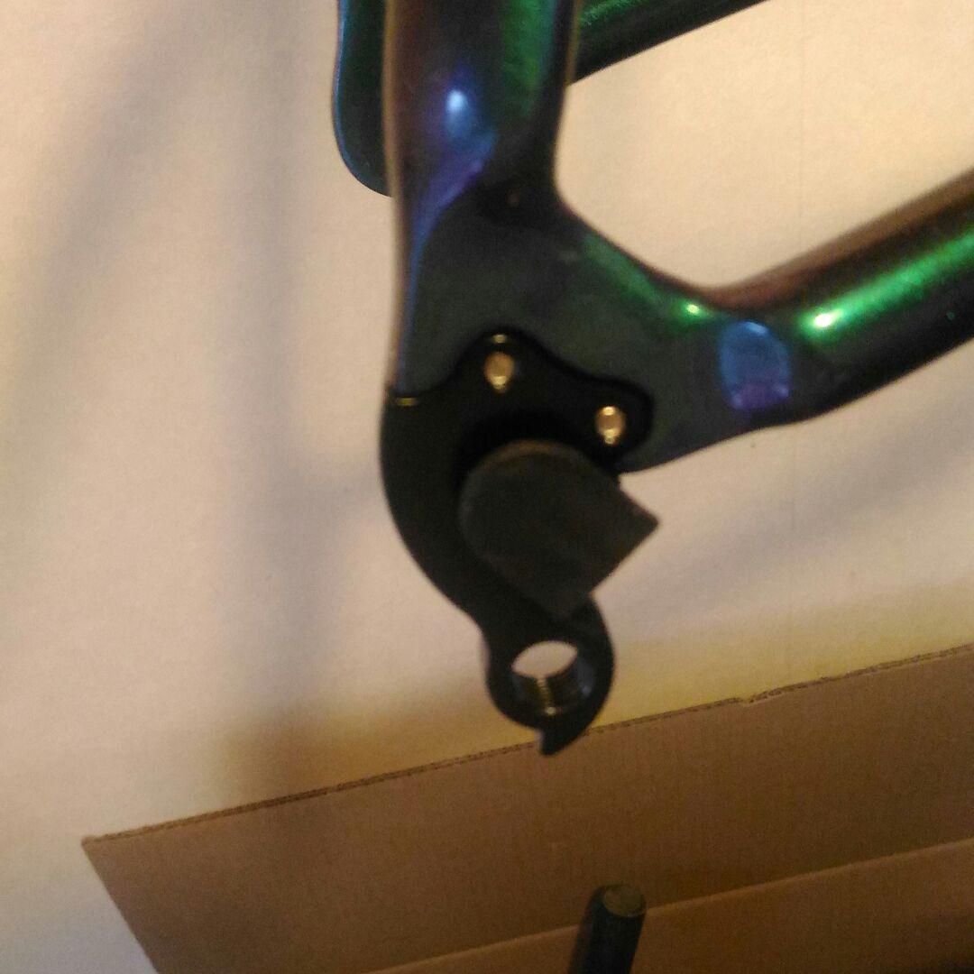 kennカーボンロードバイクフレーム　カメレオンカラー