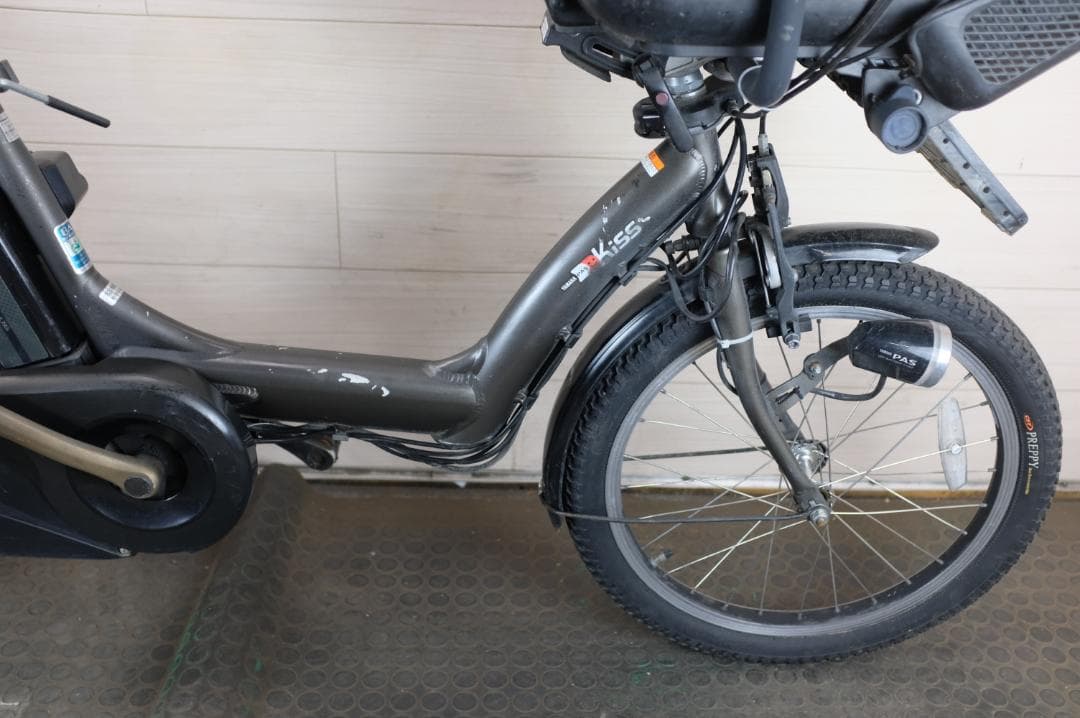 電動自転車ヤマハPAS　KISS　20インチ　3段　8.7Ah充電器あり
