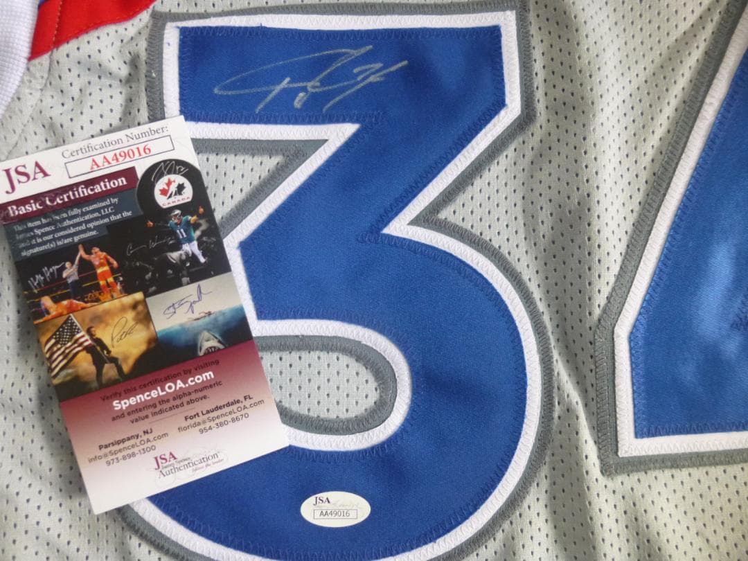 JSA鑑定書付き　ヤニス・アデトクンポ　直筆サイン入りユニホーム　バックス