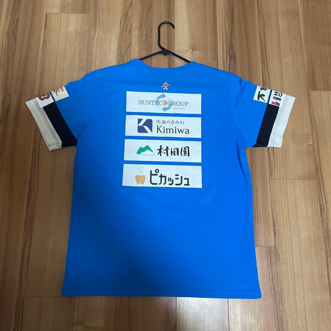 大津高校サッカー部　プレミアリーグ　アップ着