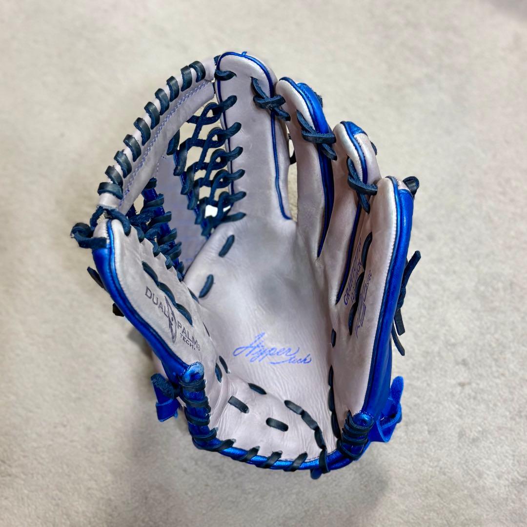 ドジャースカラー LA ローリングス ハイパーテック 軟式 外野用 大人用