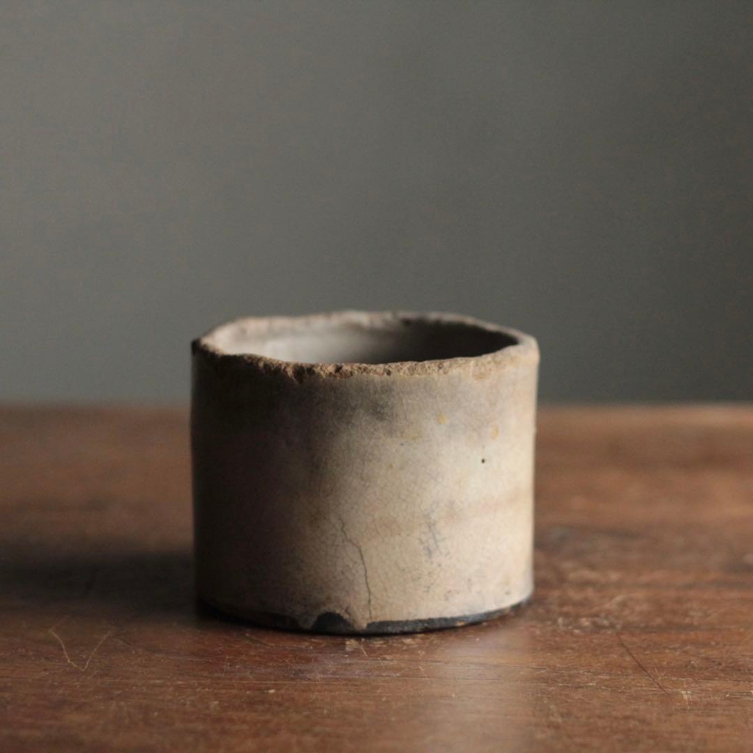 姿の佳い 瀬戸 火入 筒 オブジェ 古美術 古道具 アンティーク