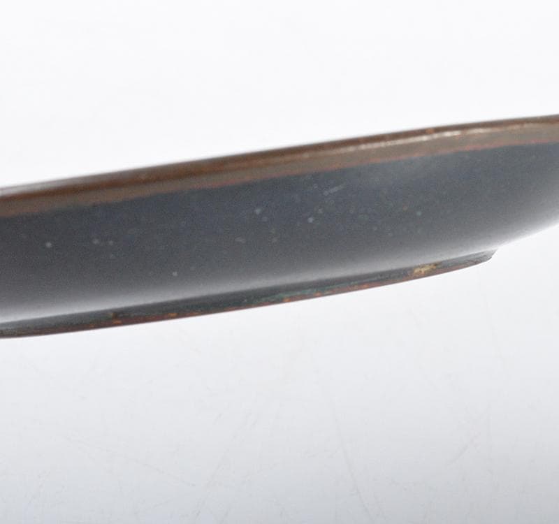 七宝焼　古七宝琺瑯彩　オコゼ　魚文盤　小皿 M　R4298