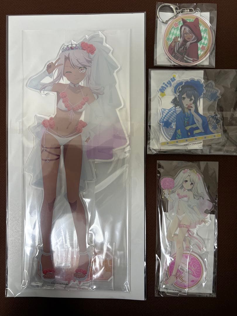 プリズマ☆イリヤ くじ引き堂　S賞　クロエ　ビッグアクリルスタンド　等セット