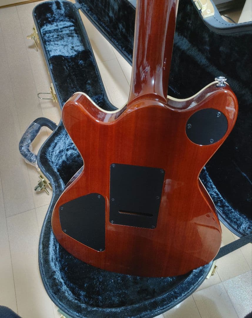 ギター T's Arc-STD24 5A Flame Maple Arctic Blue