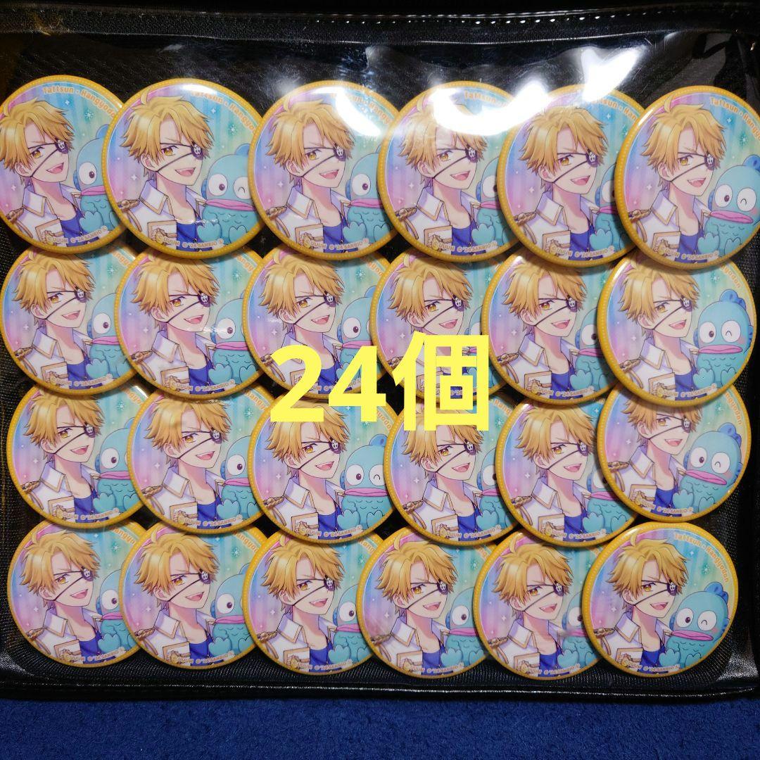 カラフルピーチ　カラピチ　サンリオ　たっつん　ハンギョドン　缶バッチ　24個