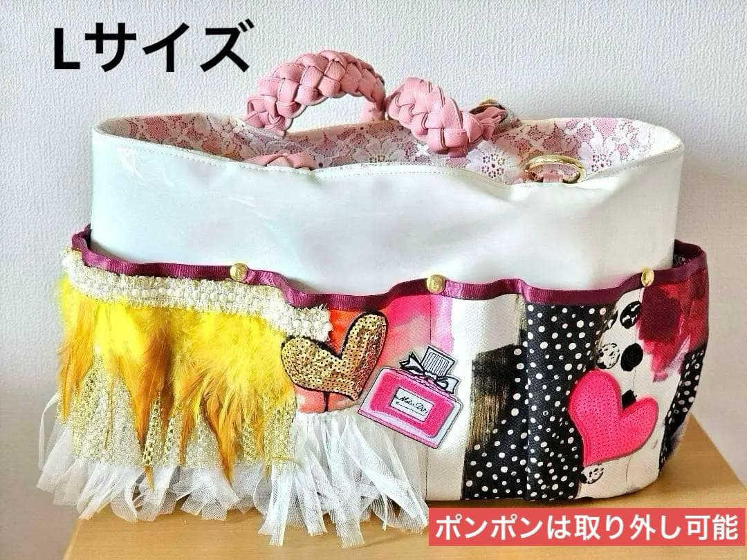 fafa １点もの！　キャリーバッグ　Lサイズ