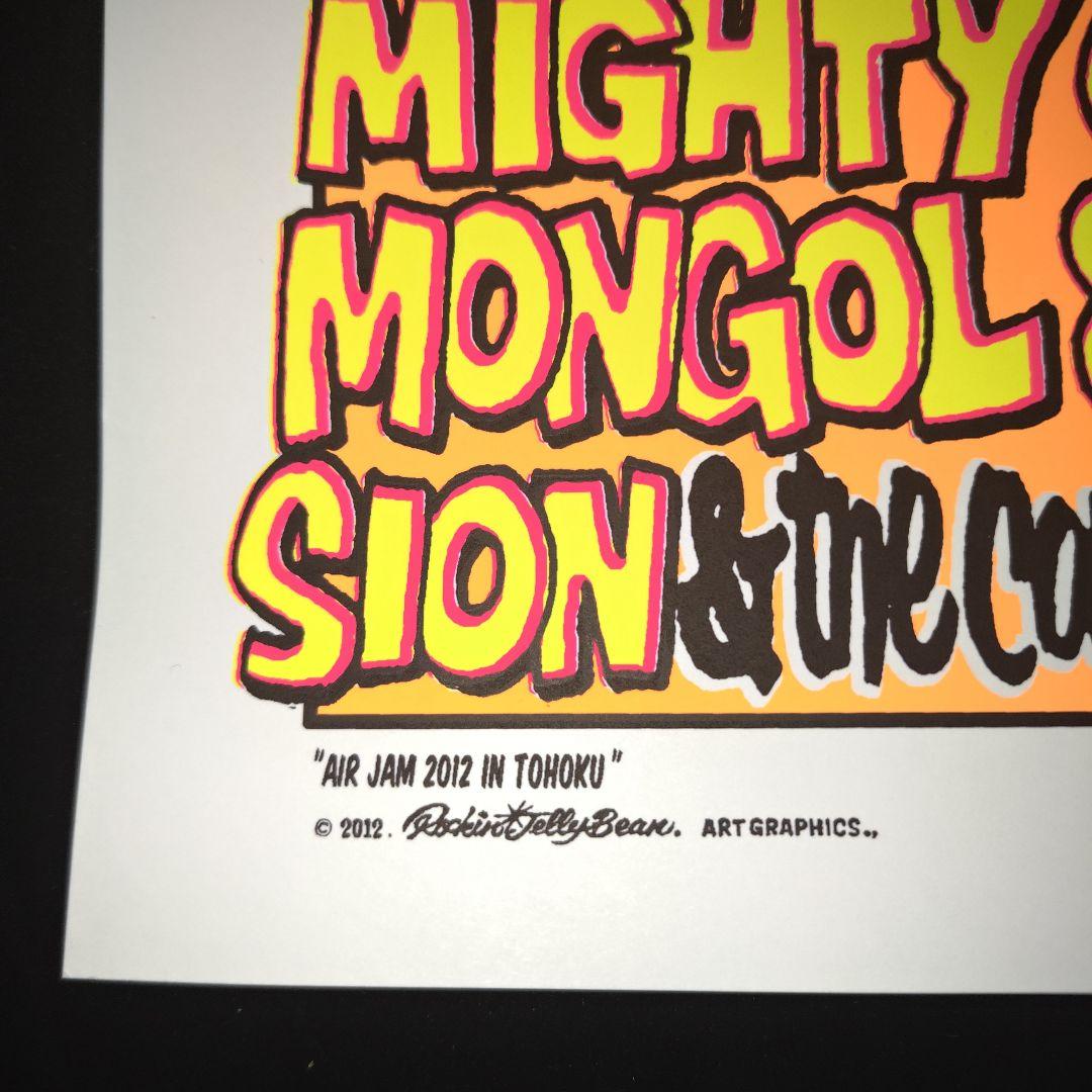 ロッキンジェリービーン AIR JAM 2012 シルクスクリーンポスター