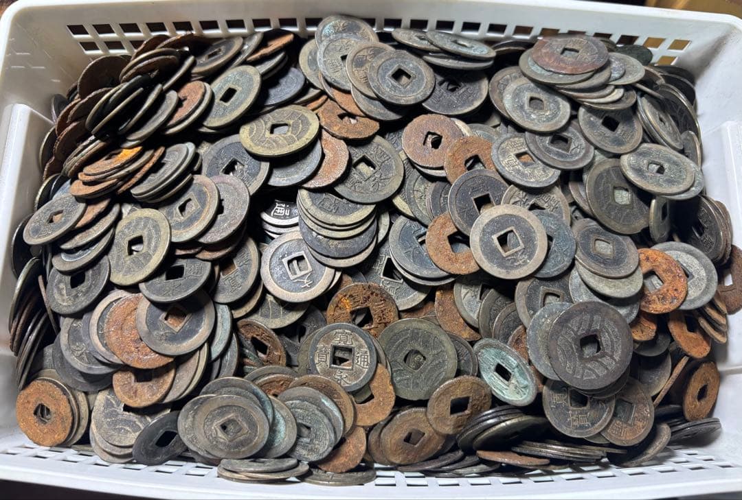 (最終値引き)古銭/穴銭　寛永通宝雑銭まとめ　11.3kg