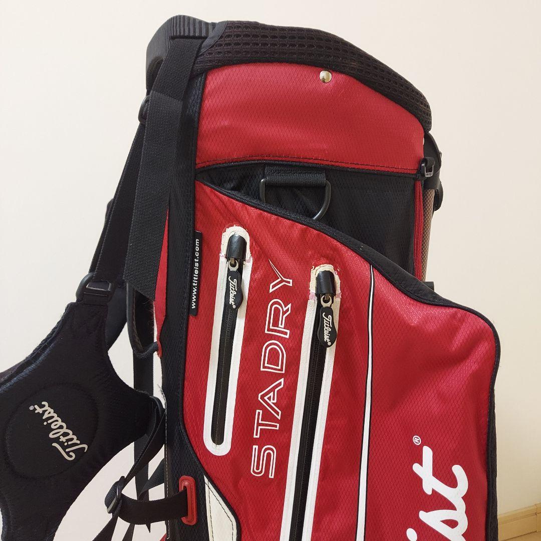Titleist タイトリスト 9型 キャディバック 軽量 スタンド★耐水モデル