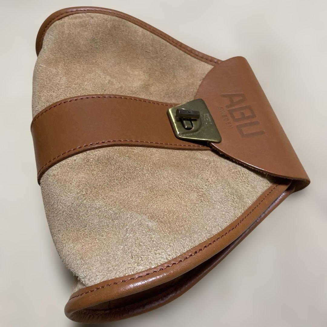 希少 ABU アブガルシア レザー リールポーチ