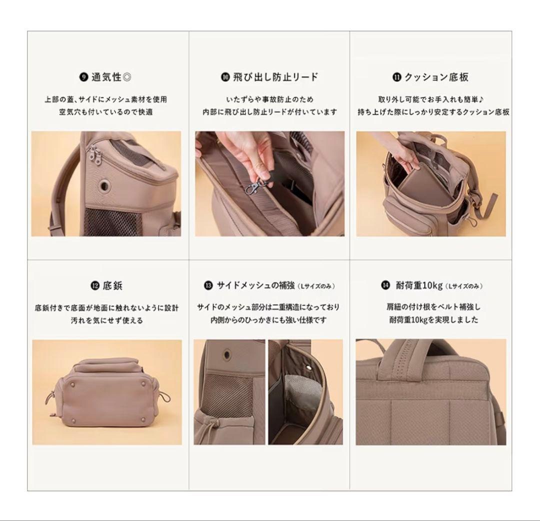 citydogネオプレーンバックパックキャリー