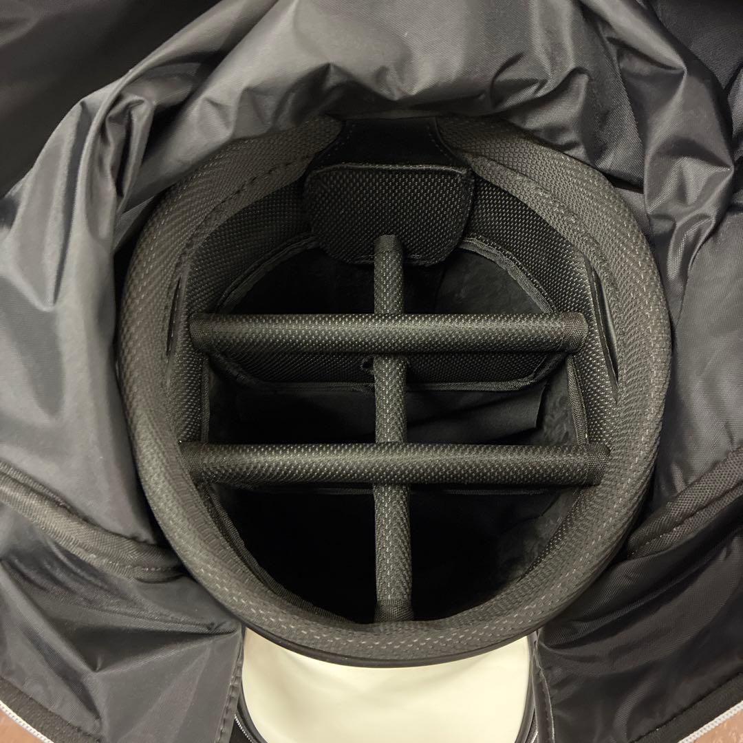 Vessel ベゼル　キャディバッグ ホワイト/ブラック