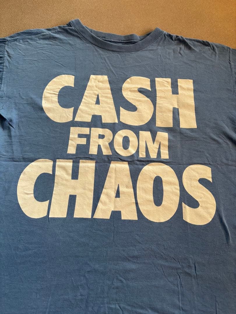 希少　80s CASH FROM CHAOS Tシャツ