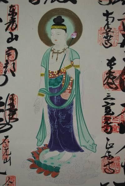 西国三十三ヶ所霊場集印肉筆掛軸/御朱印/掛軸☆宝船☆H-290