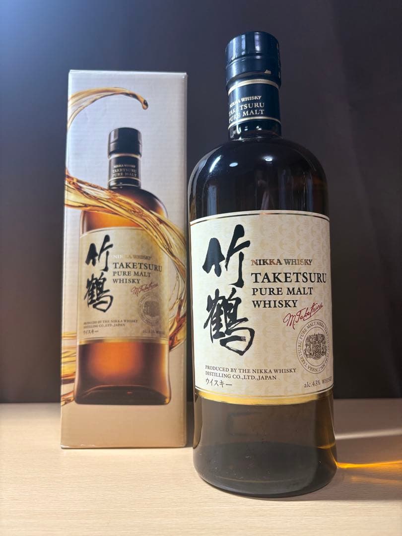 ニッカウヰスキー 竹鶴 ピュアモルト 700ml 43%