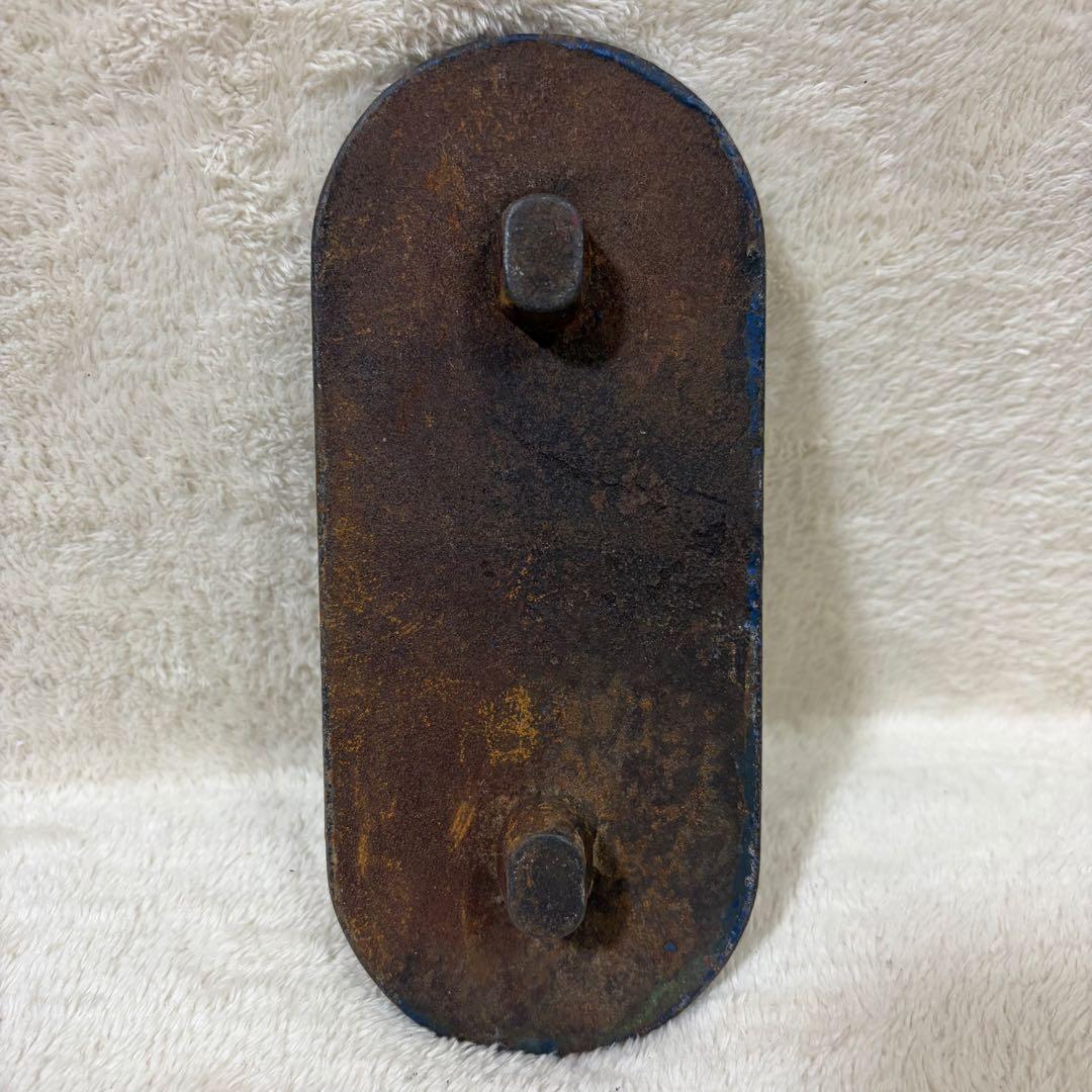 【希少】国鉄 鉄道 転轍器 転てつ器 表示板 銘板 プレート 28鎖桿