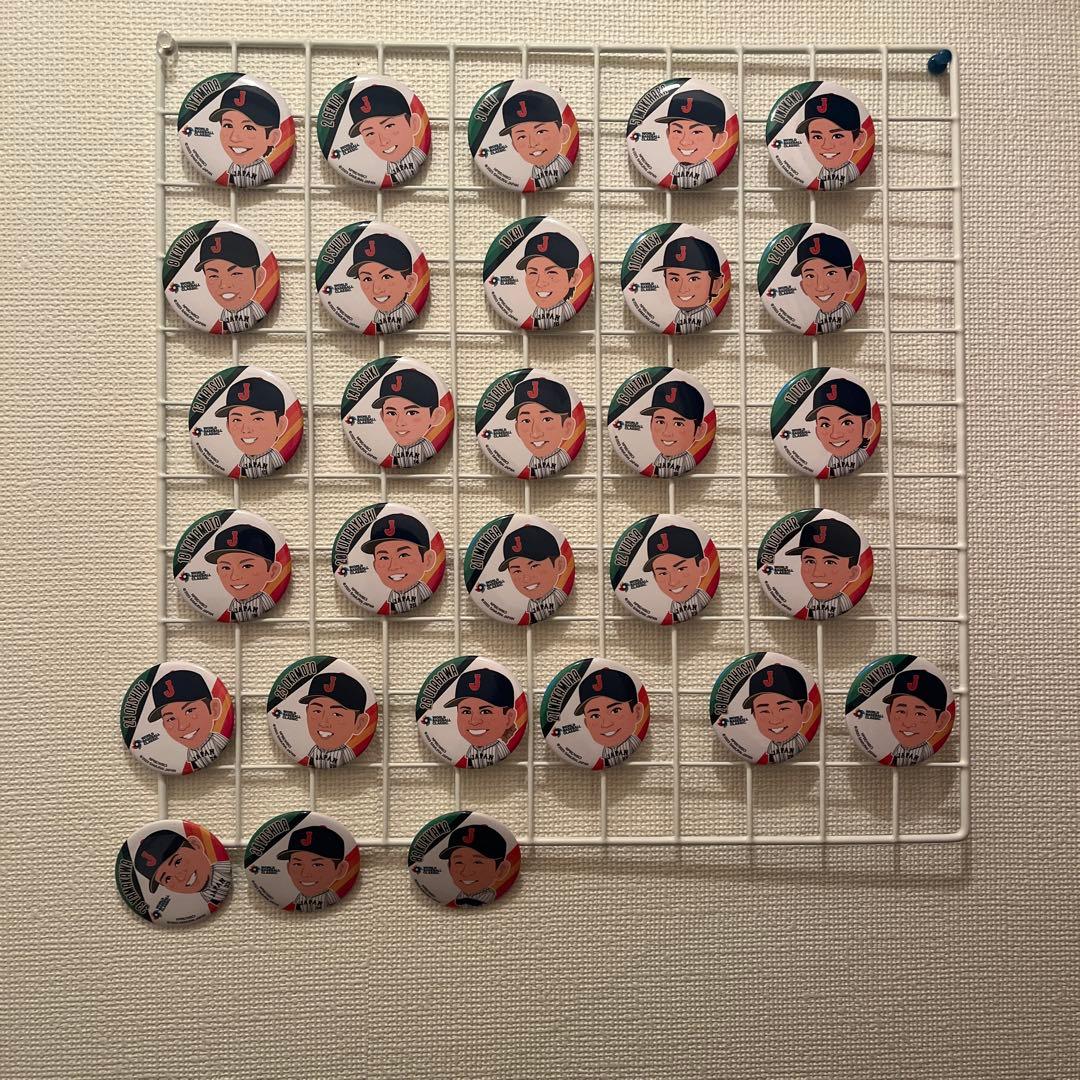 2023 WBC モバガチャ缶バッチセット