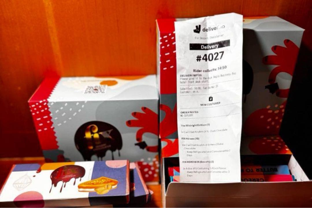 【現地購入本物】ドバイチョコレート Fix Chocolate（2枚）