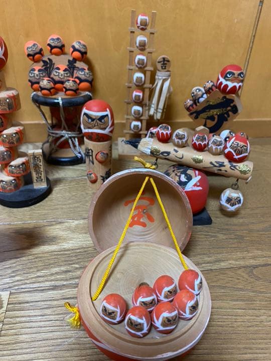 希少 だるま 大量 約50点 日本各地 1960年代 達磨 郷土玩具 民芸品