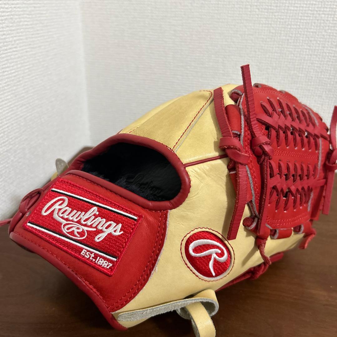 美品　Rawlings THE GOLD GLOVE TEAMクリーム/レッド