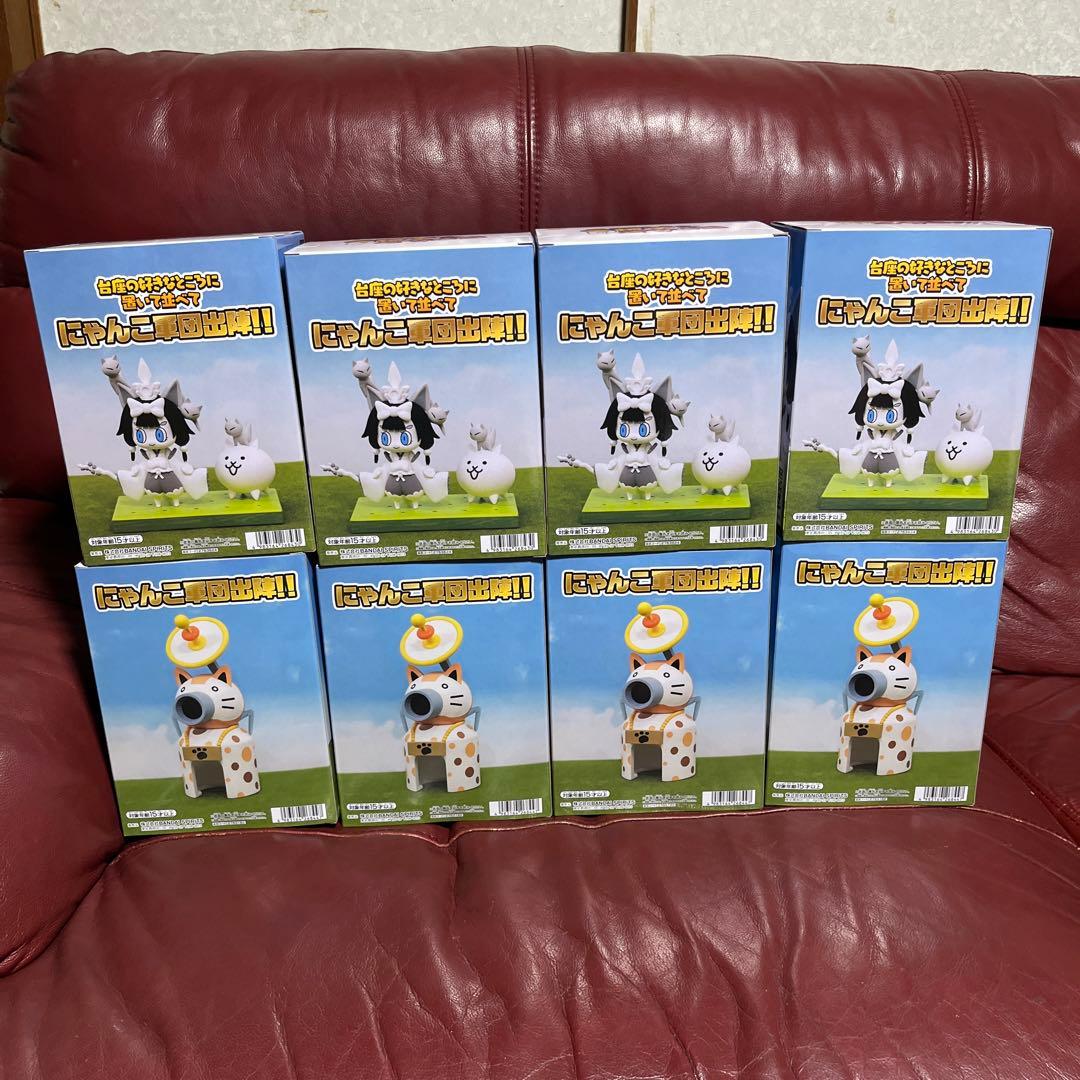 にゃんこ大戦争　にゃんこ軍団出陣フィギュア　超極ネコ祭vol.1と2のまとめ売り