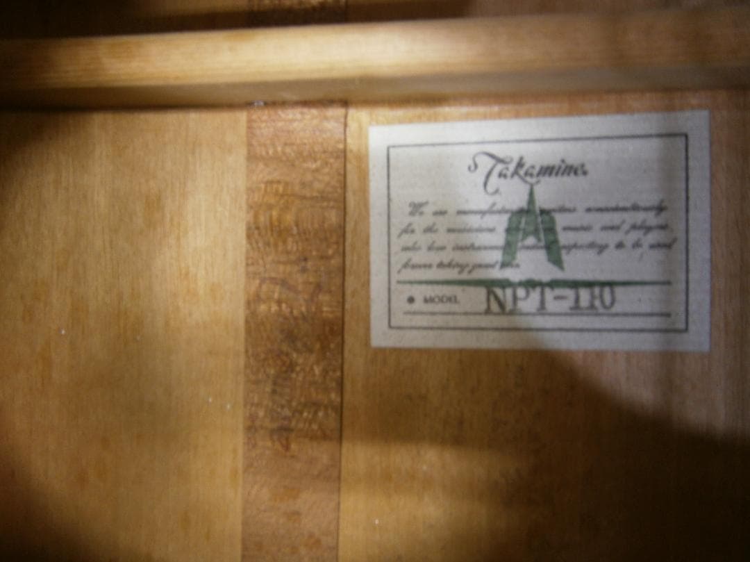 値下げ・タカミネ＜NPT-110＞日本製・エレアコ・ジャンク扱い