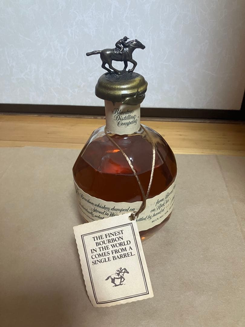 ブラントン シングルバレル バーボンウイスキー Blanton 46.5度