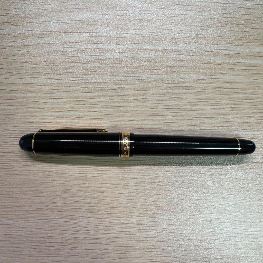 プラチナ万年筆　センチュリー3776　F(細字)　ブラック