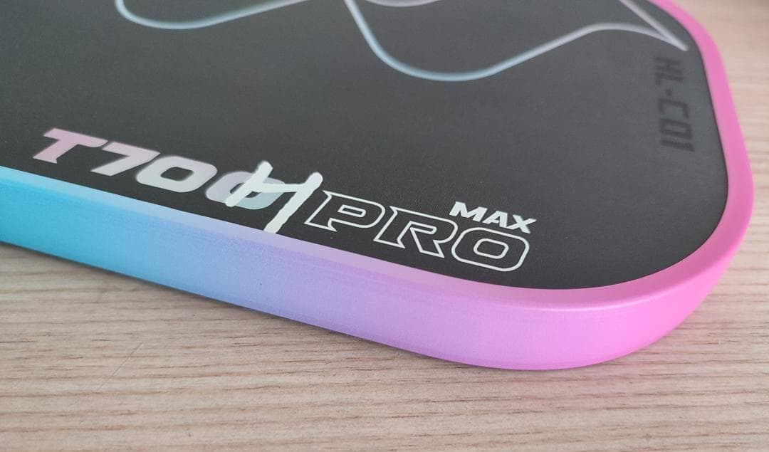 ピックルボール パドル T700 生カーボンファイバー ピンク ブルー1