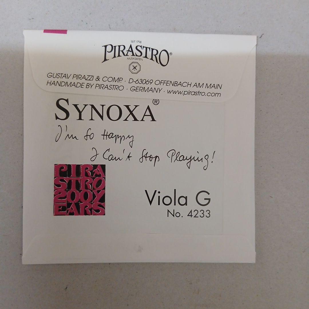 PIRASTRO SYNOXA ヴィオラ弦セット　シノクサ　ビオラ