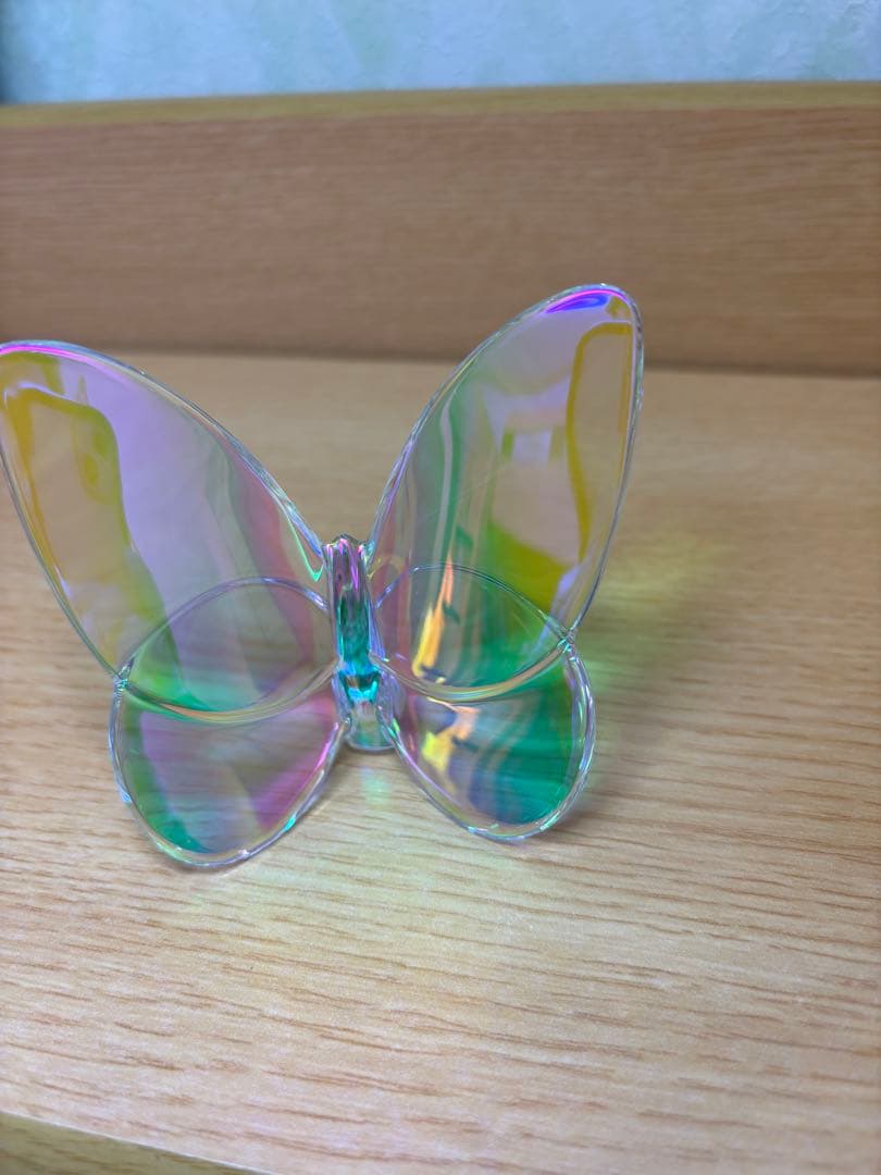 【未使用】バカラ ラッキーバタフライ イリゼクリア 箱・カード付