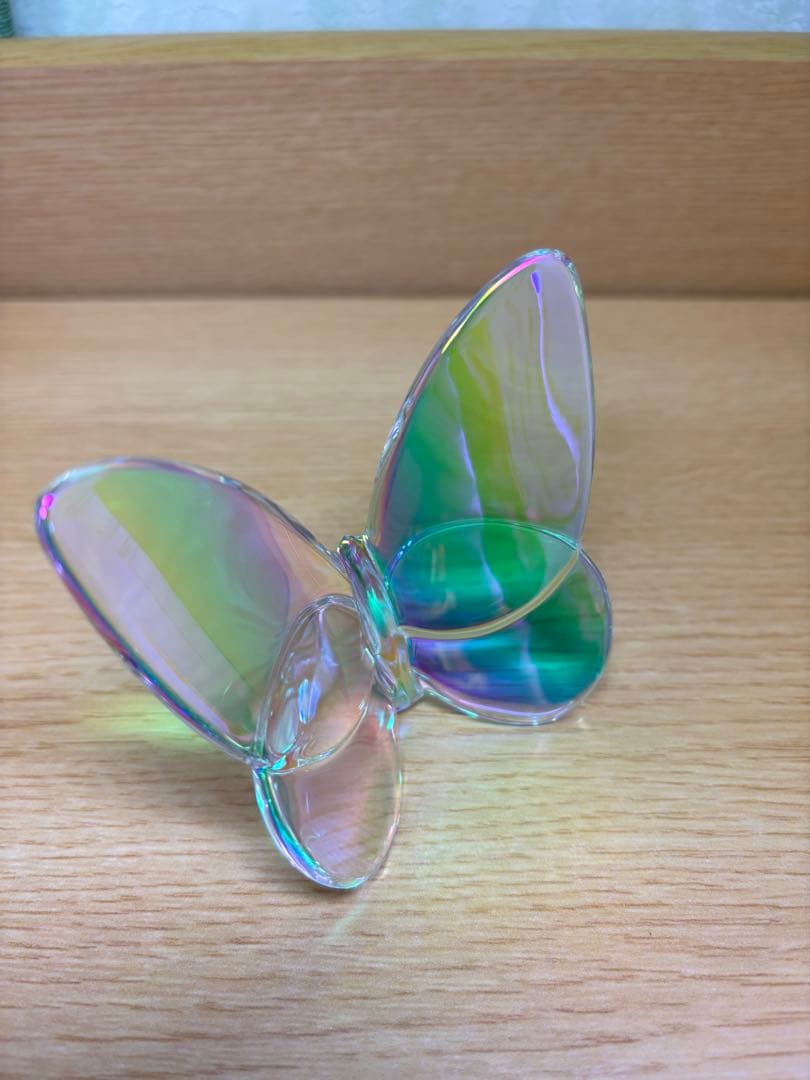 【未使用】バカラ ラッキーバタフライ イリゼクリア 箱・カード付