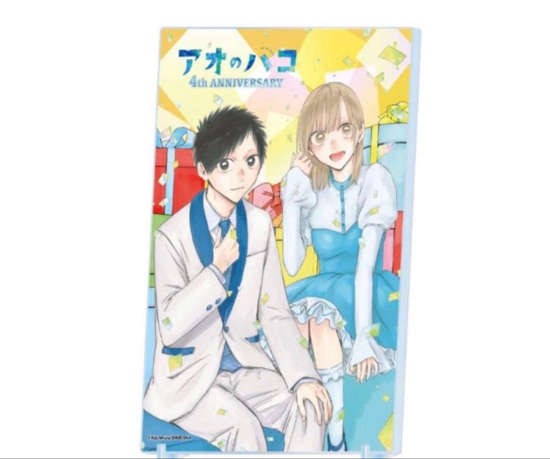 アオのハコ 箔入りアクリルアート