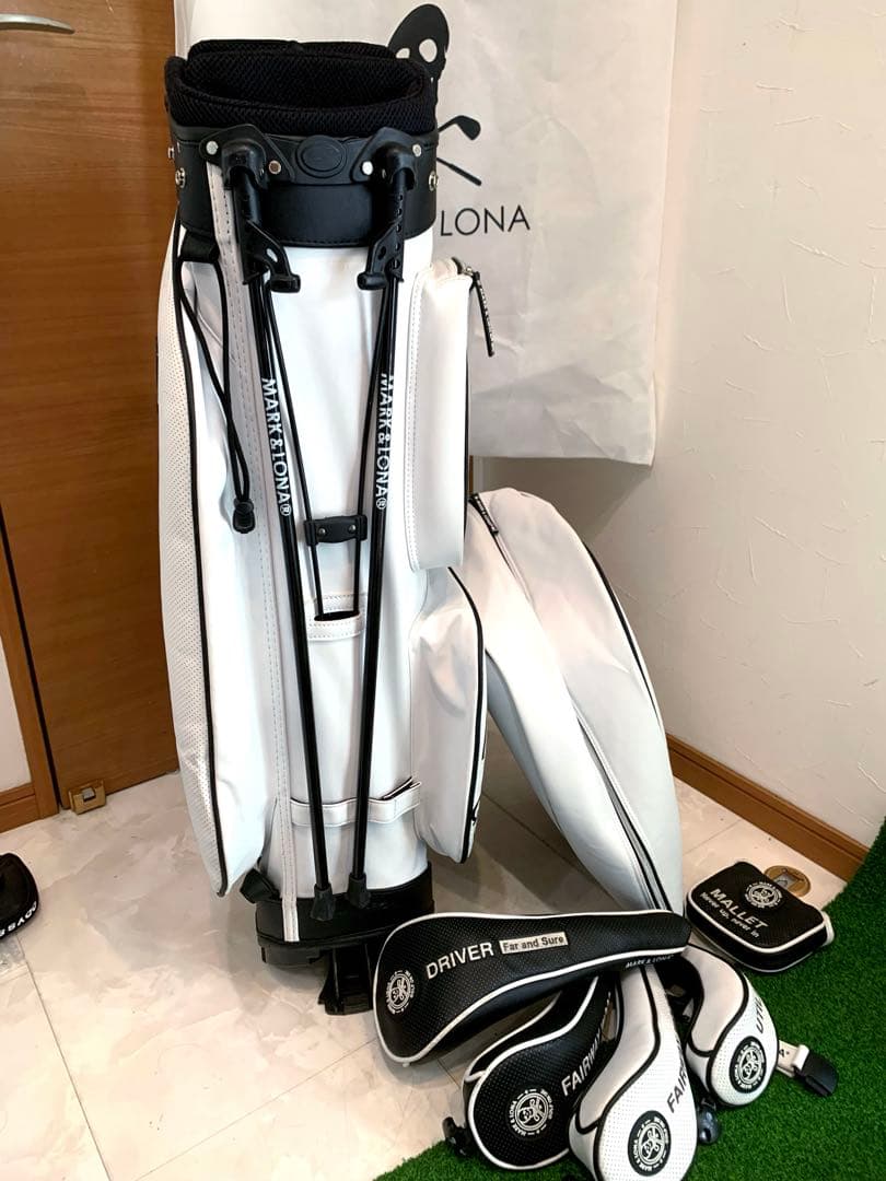 希少　良品　マークアンドロナ　MARK＆LONA キャディバッグ　ヘッドカバー