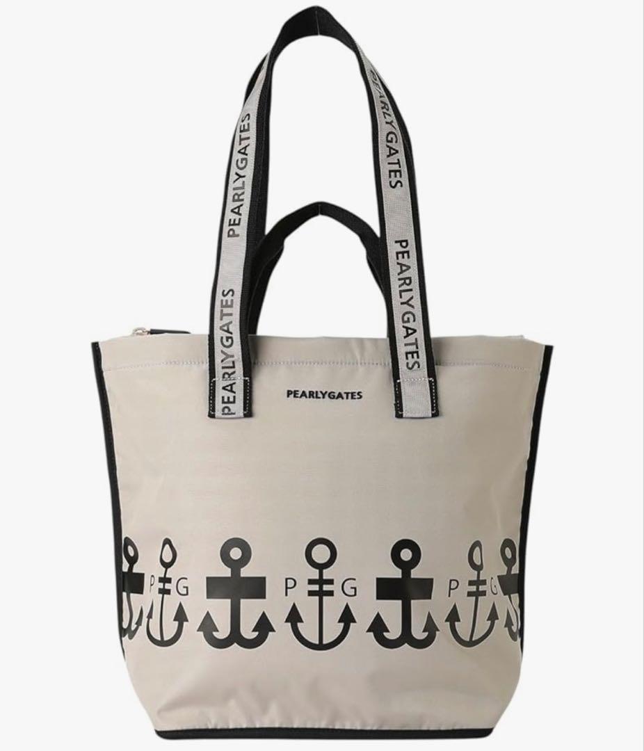 トートバッグ 「PEARLY GATES」ロゴアンカー柄ロッカーバッグ