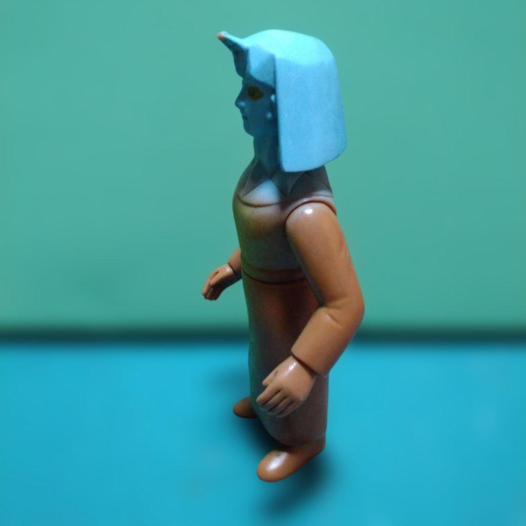 【当時物 】ブルマァク 鉄人タイガーセブン ギル大使　ソフビ