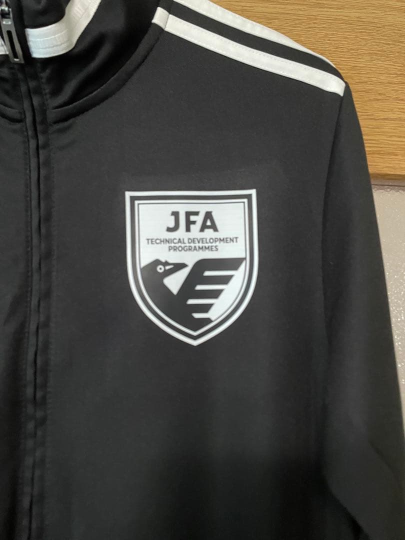 サ*年様 adidas JFA トレーニングジャケット 黒　サイズL