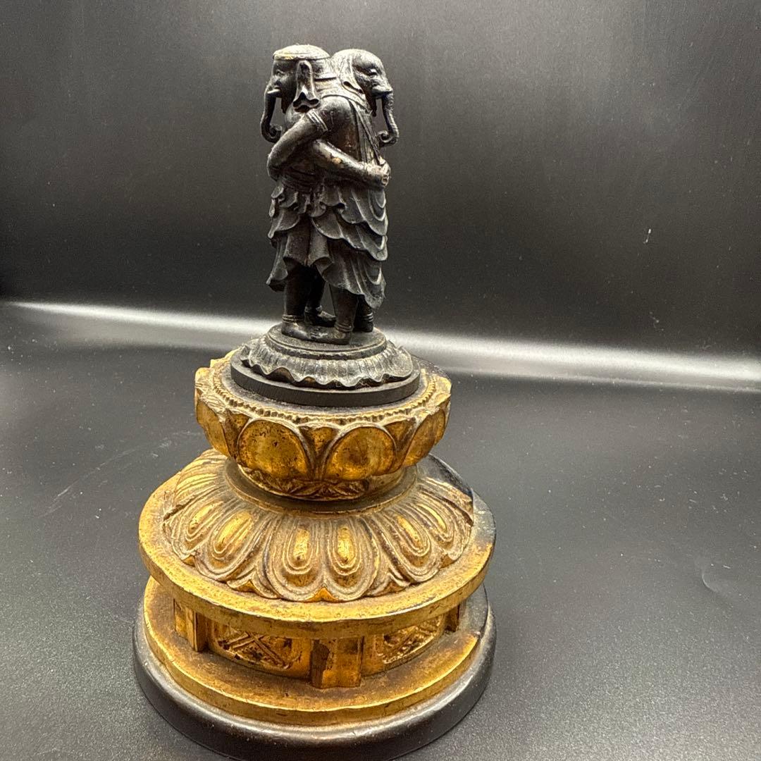 骨董　アンティーク　聖天像　ガネーシャ　御本尊