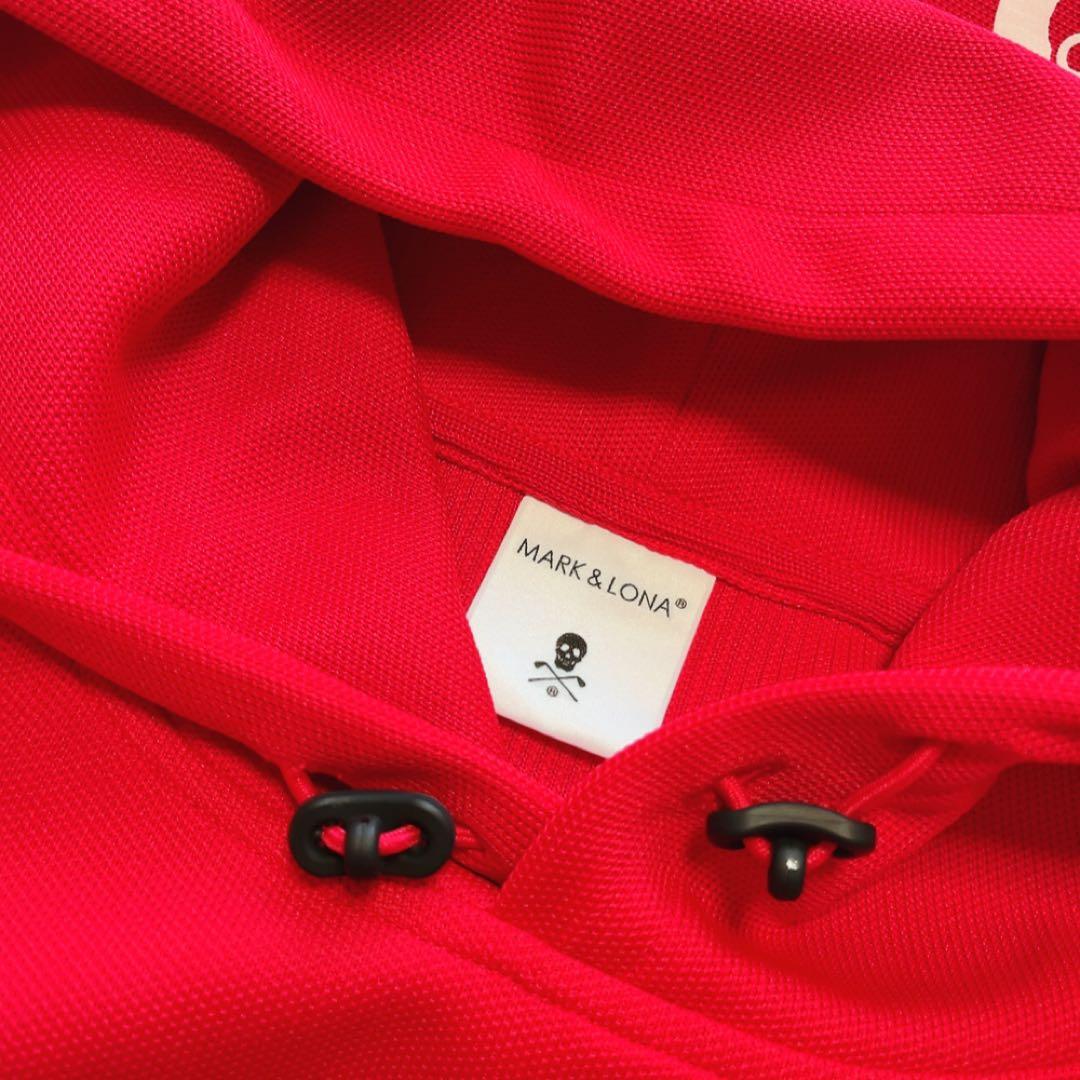 極美品 　近年　マークアンドロナ パーカー Aerosol レッド　XL　50