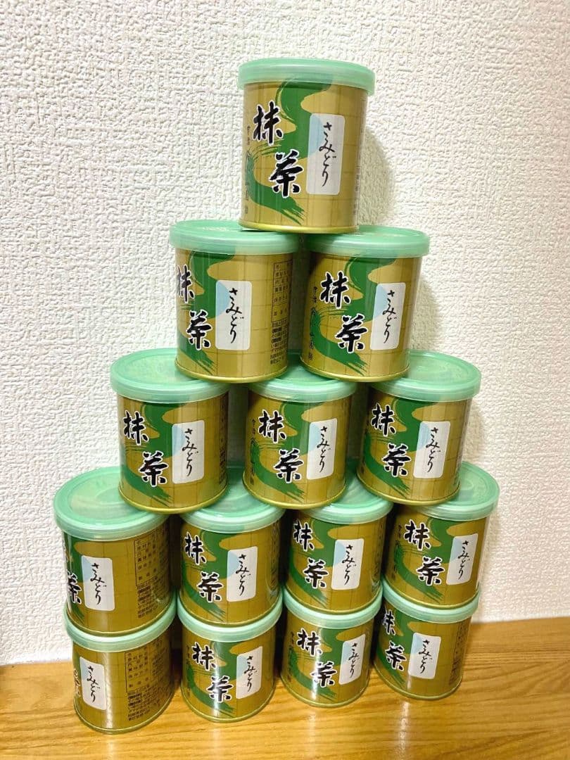 小山園抹茶　さみどり　30gx14缶