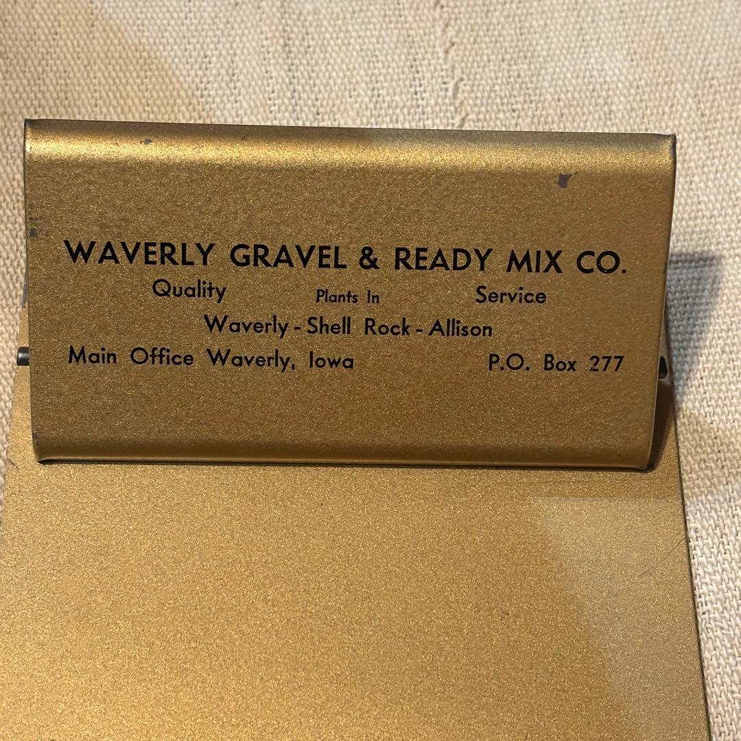 アンティーク雑貨 USAVINTAGE L CLIPBOARD WAVERLYGRAVEL