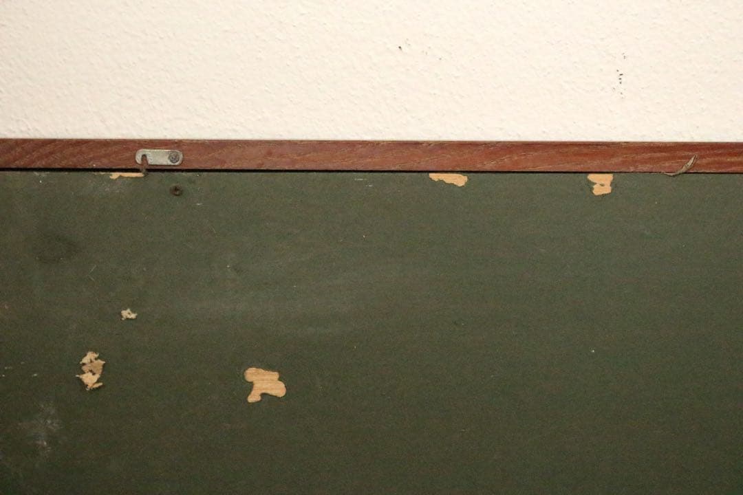 No4738 扁額装　山岡鉄舟　六字書　紙本　書画　古筆　仏画　古美術　送料無料