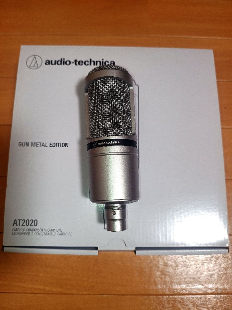 audio-technica　AT2020 コンデンサーマイク　ケーブル付