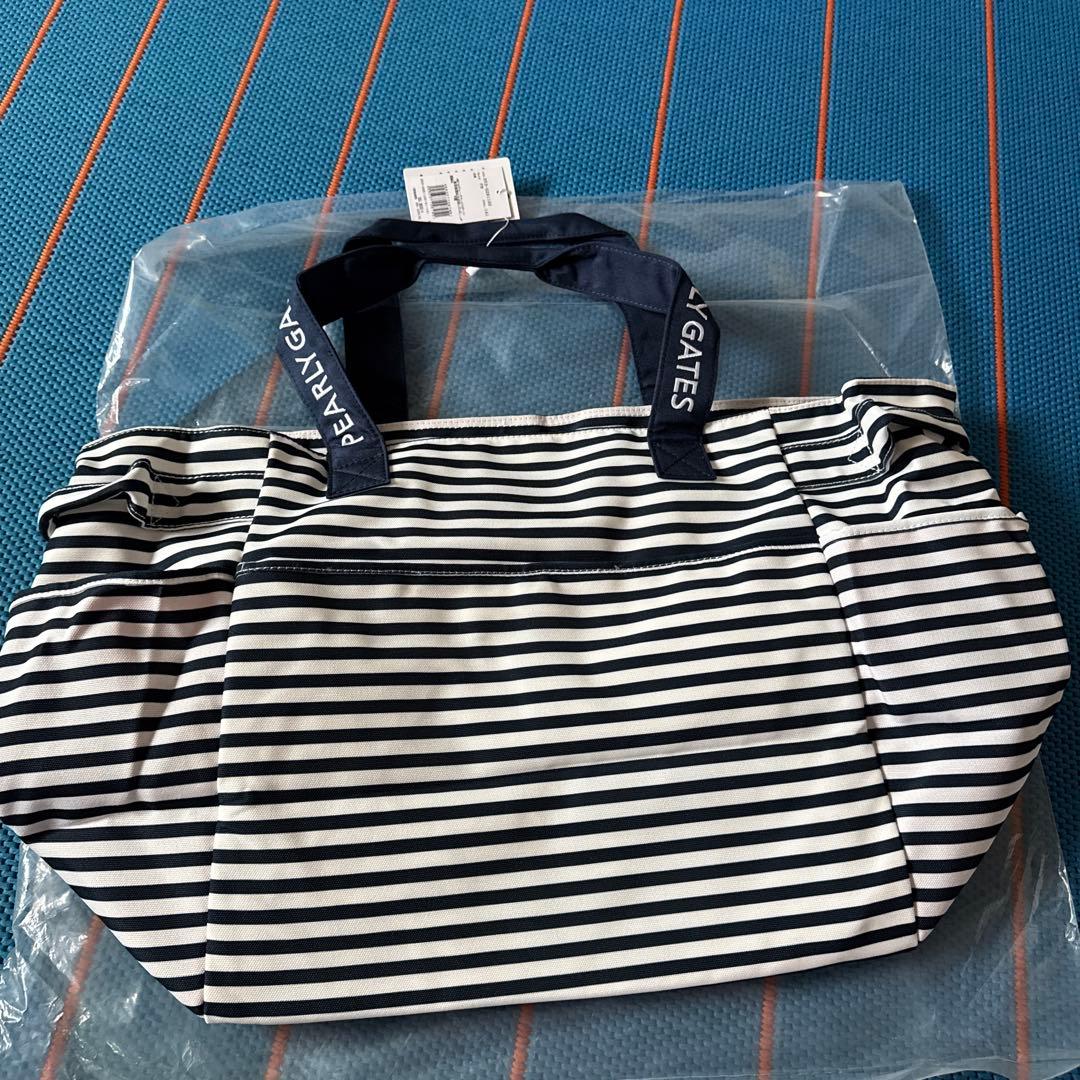 ★新品★PEARLY GATES パーリーゲイツ　ボーダーロッカートートバッグ